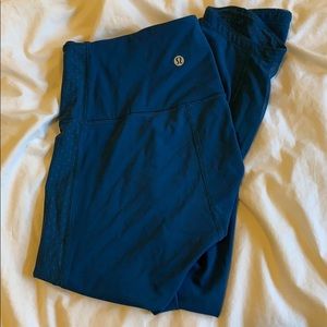Lululemon leggings blue